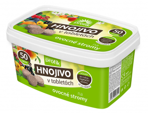 Hnojivo v tabletách na ovocné stromy 50 ks