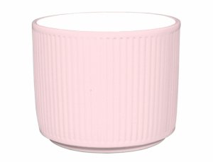 Obal na květník STRIPES keramický lesklý d14x13cm