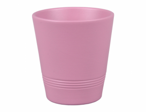 Obal na květník STRIPES ORCHID keramický matný d15x15cm