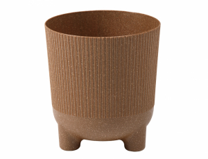 Obal na květník ARIA JUMPER ECO WOOD plastový d16x18cm