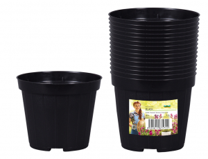 Květník sadbový BLACK d8cm 15ks
