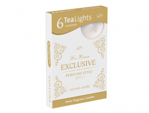 Svíčka čajová EXCLUSIVE for Women vonná 6ks