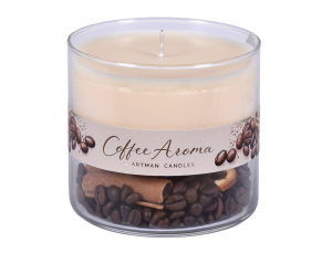 Svíčka ve skle DUO COFFEE AROMA vonná 270g