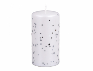 Svíčka MAGIC METALIC vánoční d7x14cm