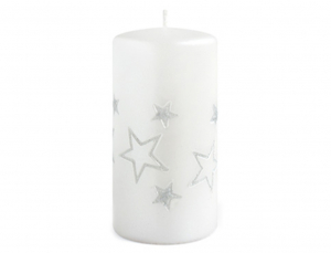 Svíčka STELLA VÁLEC vánoční d7x17,5cm